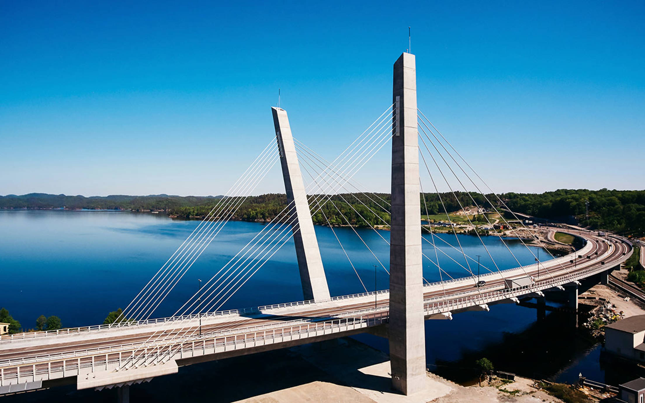 A bridge from above